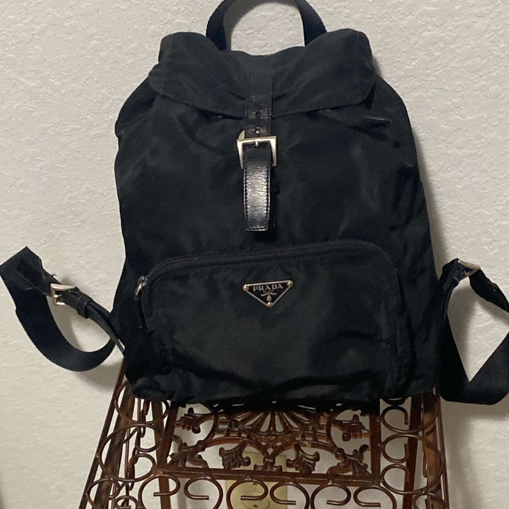 Prada backpack. 👍
